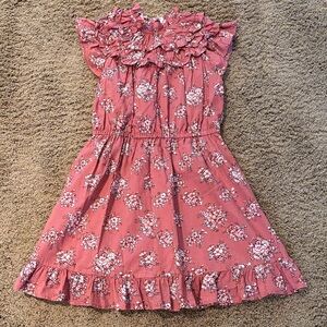 Girls Janie & Jack Floral Ruffle Dress